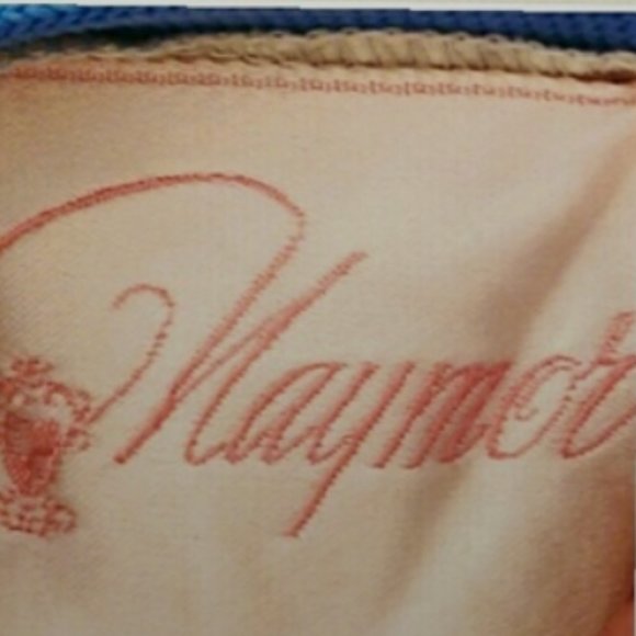 Vintage Handmade Estate Floral Peignoir Set - Picture 6 of 7